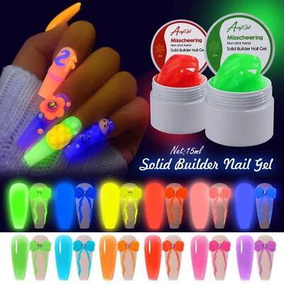 6 Farben Gel Nagellack Leuchtender Decklack Soak Off Uv Led Gel Nagellack Di / - Bild 1 von 4