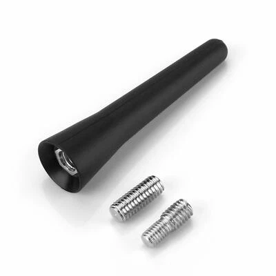 Antenne Auto Voiture Courte Sport Noire Radio AM FM Pour Peugeot Ciroen 6,5cm - Photo 1/4