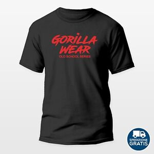 T-Shirt Bodybuilding Fitness Palestra Gorilla Wear Maglietta allenamento