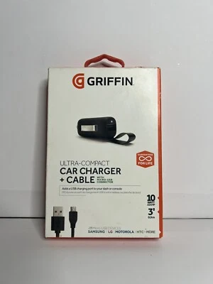 Griffin PowerJolt Mobile 10W Ultra-Compact Car Charger Micro USB - Image 1 of 2