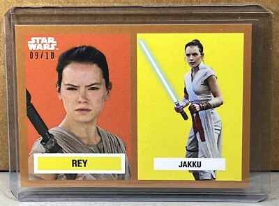 2023 TOPPS Throwback Thursday Star Wars #116 REY JAKKU Bronze Parallel 9/10 - Image 1 of 3