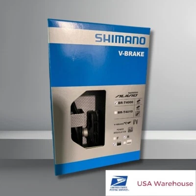 New Shimano Alivio BR-T4000 V-Brakes Caliper Front/Rear Black MTB Bike - Image 1 of 4