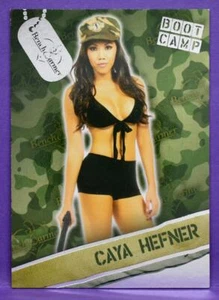 BenchWarmer 2015 Signature Series Caya Hefner Silver Foil Boot Camp Insert #15 - Picture 1 of 2