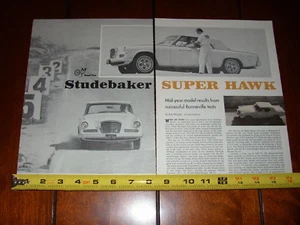 Studebaker Super Hawk 1963 - artículo original vintage - Imagen 1 de 3