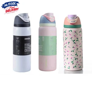 Owala Urban Outfitters Exclusive Tied and Ture FreeSip Blue Bow Bottle 32oz - Picture 1 of 14
