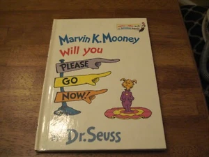 “Marvin K. Mooney Will You Please Go Now” by Dr. Seuss BOOK CLUB EDITION 1972 - Picture 1 of 8