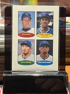 2023 Topps Heritage 1974 Baseball Stamps SANTO JENKINS SUZUKI MOREL Chicago Cubs