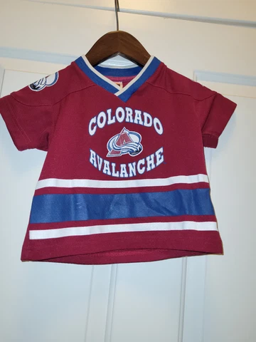 Vintage Colorado Avalanche Jersey ~ SAKIC ~ # 19 ~ 1990s ~ size 2T ~ RARE ~ NHL Cover