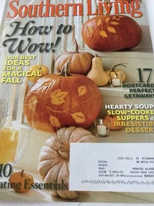 Southern Living 2010 Halloween Decorating with Pumpkins Soups Apple Cake LS - Picture 1 of 1