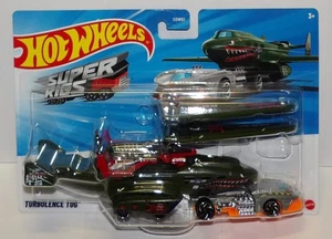 Hot Wheels Super Rigs ~ TURBULENCE TUG ~ Diecast Hauler & Plane 2025 NEW - Picture 1 of 9