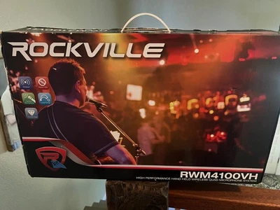 Rockville RWM4100VH VHF Wireless Quad Handheld Microphone System -PRISTINE COND! - Image 1 of 4