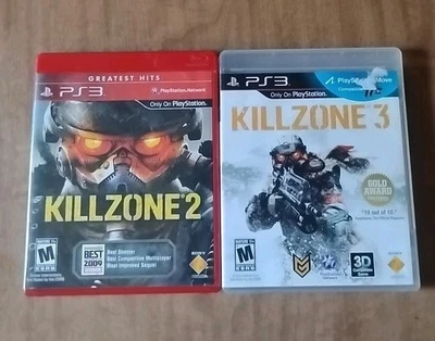 Killzone 2 & 3 Bundle PS3 PlayStation 3 - Complete with Manuals - Image 1 of 4