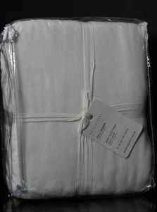 Funda nórdica Pottery Barn doble aireada de algodón, Full Queen 92" X 88" blanca nueva con etiquetas,,, - Imagen 1 de 8