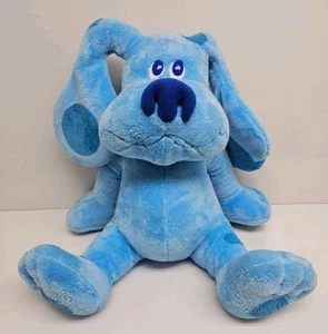 2007 Ty Beanie Buddies Blues Clues Blue Dog 13" Plush Nick Jr - Picture 1 of 3
