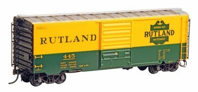 Kadee 5301 HO Rutland 40' PS-1 Boxcar with 8' Door #445 MT/Box - Image 1 of 1