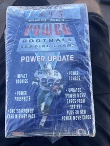 1993 Pro Set Power Update Football Box 48 Packs Sealed Unopened New - Picture 1 of 6