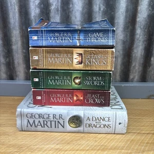 A Song of Ice and Fire, Game of Thrones Series 1-5 Set George R. R. Martin PB HC - Picture 1 of 10