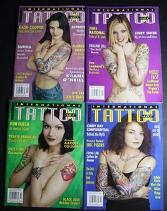 Lot of 4 Issues International Tattoo Art Magazine Mar July Sept Nov 2003 - Bild 1 von 4