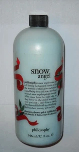 Philosophy Shampoo Shower Gel Bubble Bath SNOW ANGEL 32 oz No Pump NEW Sealed - Picture 1 of 4