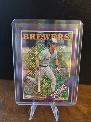 Mojo púrpura Topps Silver Pack Robin Yount T88C-19 2023/75 Foto 1 de 2