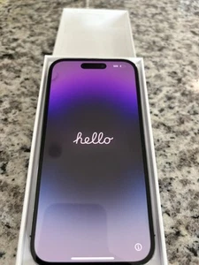 Apple iPhone 14 Pro - 256 GB - Deep Purple (Unlocked) Smartphone Bat. Health 85% - Picture 1 of 10