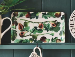 Emma Bridgewater Vegetable Garden Figs oblong Serving Plate / Platter new - Picture 1 of 3