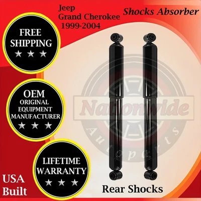 Monroe OEM Rear Shocks For 1999-2004 Jeep Grand Cherokee Lifetime Warranty - Image 1 of 4