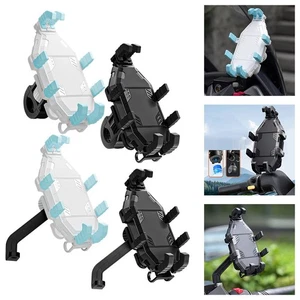 Support Téléphone Pour Moto avec Rotation 360 Degrés et Module Amortisseur - Photo 1 sur 16