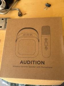 Audition Wireless Karaoke Speaker & Microphone – NEW - Picture 1 of 3