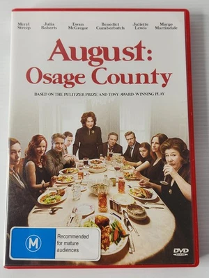 August Osage County DVD Julia Roberts DVD Region 2 UK EUROPE Release MA15+ - image 1 of 4