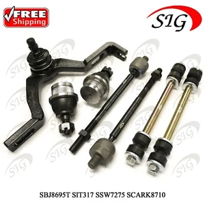 For 1997 - 2001 Mercury Mountaineer Control Arm Ball Joint Tie Rod Sway Bar 7PCs - Picture 1 of 9