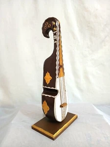 Instrumentos musicales Rubab decorativos de madera pieza maestra en miniatura para decoración del hogar - Imagen 1 de 5