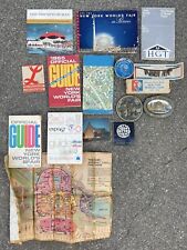 Vintage 1964/65 New York World Fair Lot/ Bundle Collectibles Map Guide 