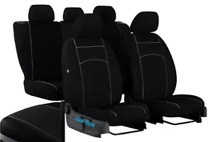 TAILORED SEAT COVERS For TOYOTA PRIUS Mk3 (XW30) 2009 - 2015 VELOUR / FABRIC - Picture 1 of 6