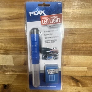 Peak 100 Lumens LED Pen Flashlight W/ AAA Batteries Included - New - Picture 1 of 14