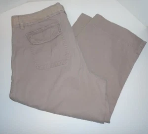 Villager Capris kaki beige misto cotone donna taglia 12 - Foto 1 di 8