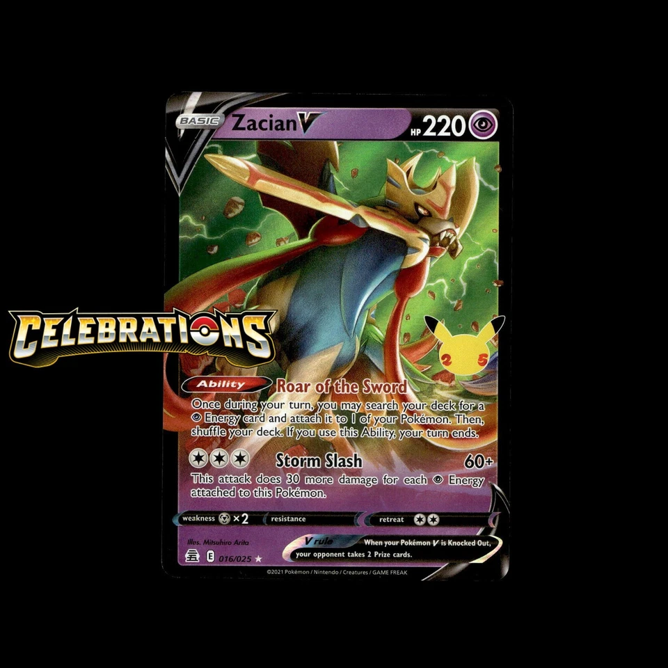 Pokémon Celebrations 25th Anniversary Set Cards! Holo Full Art Charizard Card NM - Image 1 of 1