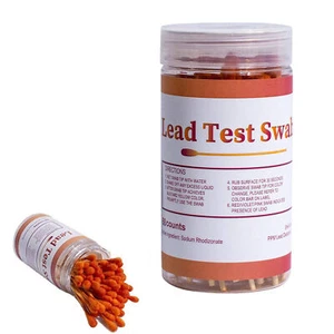 30xTest Swabs Lead Paint Test Tool Instant Lead Test Kit 30 Seconds Quick Result - Foto 1 di 8