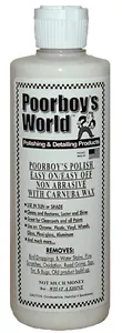 Poorboys World Car Polish With Carnauba Wax White For Light Paintwork 473ml - Picture 1 of 1