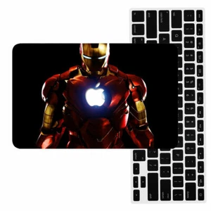 Iron Man Rubberized Hard Case KB Cover For New Macbook Pro Air 11 12 13 14 15 16 - Picture 1 of 18