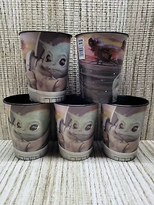 Mandalorian Baby Yoda The Child 16 oz. Plastic Favor Cup (LOT OF 5 CUPS) - Image 1 of 3
