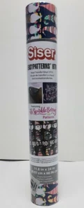 Siser Gnomes Easypatterns HTV Sparkle Berry Wärmeübertragung Vinyl 11,8" x 24" - Bild 1 von 4
