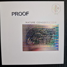 Mongolia 1990's PROOF - Nature - MNH - Silver Foil Stamps Block