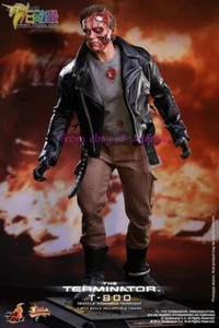 Figura de acción chaqueta dañada de batalla Perfect Hot Toys Mms238 1/6 Terminator T-800 - Imagen 1 de 10