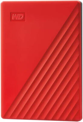 WD My Passport 4TB USB 3.0 Portable Hard Drive RED Western Digital  WDBPKJ0040BR - image 1 of 4
