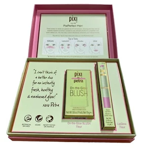 Pixi Beauty By Petra PR PACKAGE On The Glow Blush And Lip Glow Tinted Fleur New - Picture 1 of 13