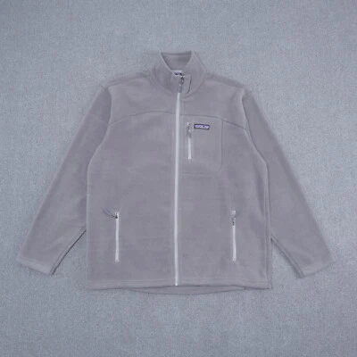 PATAGONIA men's classic synchilla jacket in nickel grey size XL - Image 1 of 4