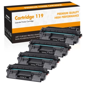 Tóner negro 4PK compatible para Canon 119 ImageClass MF5850DN MF5960DN MF5880DN - Imagen 1 de 10