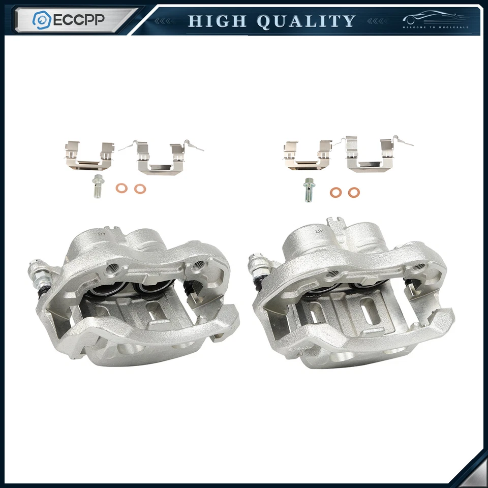 Pinças de freio dianteiro 2 peças novas para 2008-2012 Infiniti Ex35 2013 Infiniti Ex37 - Imagem 1 de 4