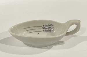 Apothecary Porcelain Measuring Intake Spoon, Antique - Picture 1 of 4